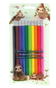 Creioane mecanice colorate cu mina 2.6 mm,10 bucati/set - Strigo - Img 3