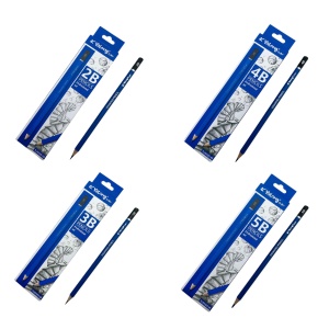 Creion grafit Yalong – 2B–10B | Diferite grade de duritate