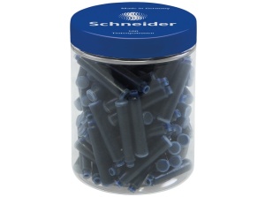 Rezerva stilou scurta cerneala Schneider, 100buc/borcan