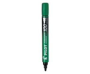Marker permanent Pilot 100, varf rotund Verde