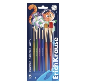 PICTURA Pensule 6/set ErichKrause Kids Space Animals