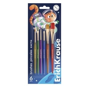 PICTURA Pensule 6/set ErichKrause Kids Space Animals