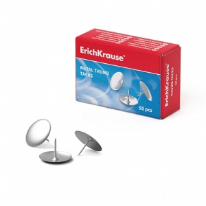 Pioneze ErichKrause argintii 50/cutie
