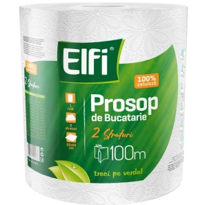 Prosop din hartie, 2 straturi, 100m, Elfi