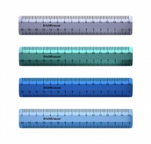Rigla 15 cm Ice Metalic , ErichKrause,