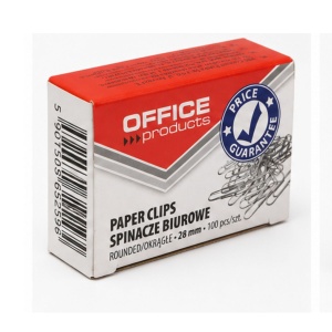 Agrafe metalice OFFICE Products, rotunjite, 28 mm, 100 buc/cutie - Img 1
