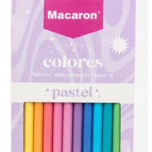 Creioane Colorate Pastel Macaron, 12 Culori - Img 2