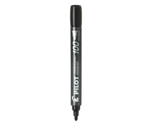 Marker permanent Pilot 100, varf rotund Rosu
