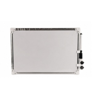 Tabla cu stergere magnetica alba cu doua fete, rama aluminiu 50x70cm - Img 2