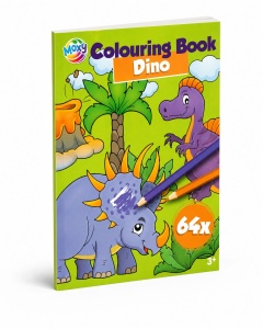 Carte de colorat Dino, 64 pagini, Grafix - Img 2