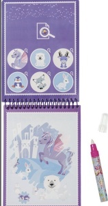 Carte de Colorat Pictează cu Apă Unicorn Totum pentru Copii, Activitate Creativă - Img 4