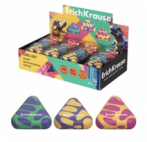 Radieră ErichKrause Dino – Formă triunghiulară