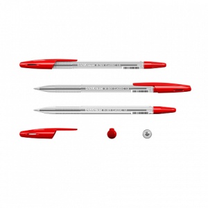 Set 2 Pixuri ErichKrause Classic Stick 1.0 mm, Roșu - Img 2