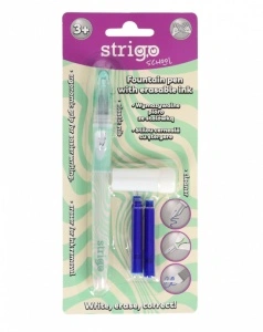 Stilou Strigo cu Cerneală care se Șterge + 2 Rezerve + Dispozitiv Curățare Penița – Design Waves