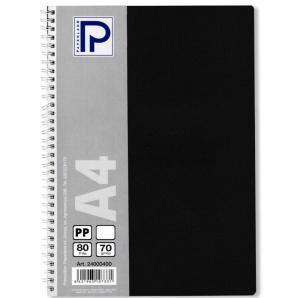 Caiet cu spirală Paperland A4, 80 file, dictando, 70 g/mp, copertă din plastic PP - Img 2