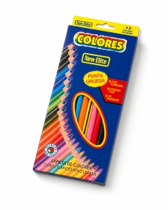 Creioane colorate New Elite Colores 12 culori - Img 3