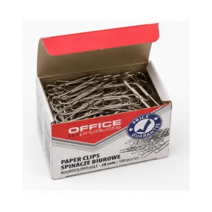Agrafe metalice OFFICE Products, rotunjite, 28 mm, 100 buc/cutie - Img 2