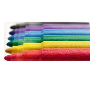 Carioca Fibracolor Colorito Maxi Glitter, 6 culori - Img 2