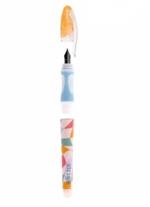 Stilou Strigo cu Cerneală care se Șterge + 2 Rezerve + Dispozitiv Curățare Penița – Design Retro - Img 4