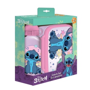 Set Lilo&Stitch cutie sandwich 800 ml + sticla apa aluminiu 500 ml