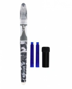 Stilou Strigo cu Cerneală care se Șterge + Dispozitiv Curățare Penița + 2 Rezerve – Design Desert - Img 3