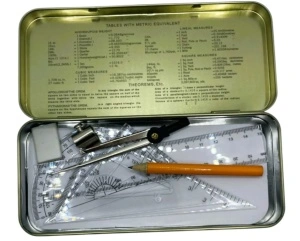 Trusa geometrie metal 7 pcs - Img 2