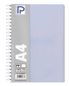 Caiet cu spirală Paperland A4, 80 file, dictando, 70 g/mp, copertă din plastic PP - Img 3