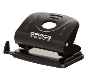 Perforator OFFICE Products din metal, 25 coli, negru