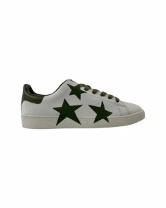 3Stelle Forato Verde Sneakers