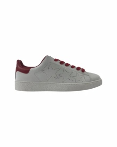 3Stelle Forato Rosso Sneakers