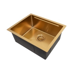 Chiuveta handmade SanDonna HD5040 Auriu - Img 3