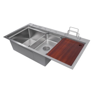 Chiuveta handmade SanDonna HD9245 Crom Satin - Img 5