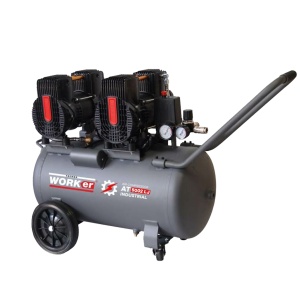 Compresor de aer TechnoWorker AT 5002LJ Industrial - silențios - 50L