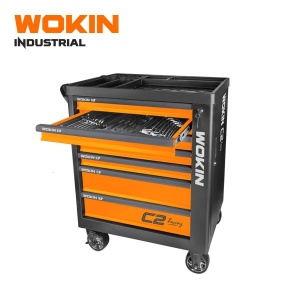 Dulap mobil de atelier cu 269 de scule - 7 sertare