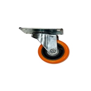 Roata pivotanta Technoworker portocalie 75 mm - AS8002
