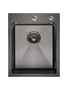 SET Chiuveta din inox SanDonna HD4050 cu tavita si dozator + Baterie flexibila SanDonna Andra - Inox - Img 7
