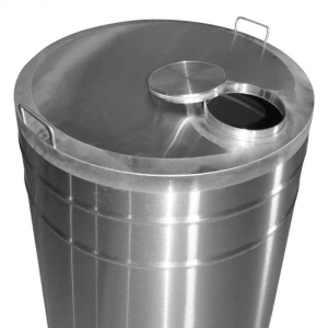 Butoi pentru vin din inox 300 L cu robinet - Img 3