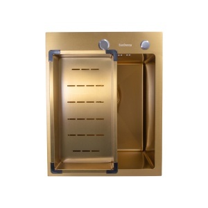 Chiuveta handmade SanDonna HD4050 Auriu - Img 3