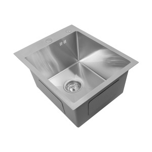 Chiuveta handmade SanDonna HD4050 Crom satin - Img 6