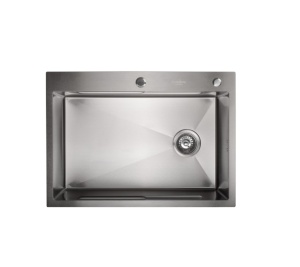Chiuveta handmade SanDonna HD7050 Crom Satin - Img 2
