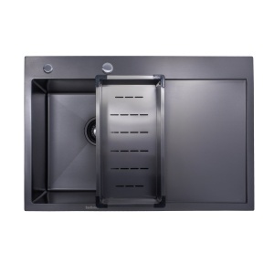 Chiuveta handmade SanDonna HD7850 Negru - Img 4