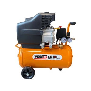 Compresor de aer TechnoWorker – 24 L, 2 CP - 1500W - 8 bar