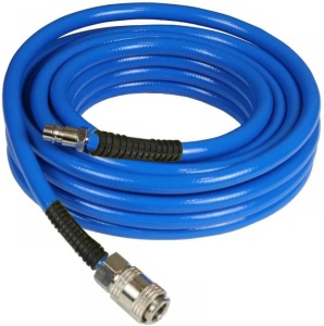 Furtun de aer spiralat pentru compresor TechnoWorker 8x13mm 20m (Cuplaj rapid)