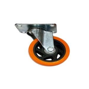 Roata pivotanta Technoworker portocalie 100 mm - AS8003