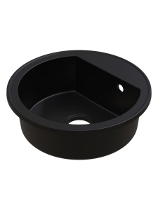 SET Chiuveta granit compozit SanDonna Bertha + Baterie Waltz Alfa negru - Img 3