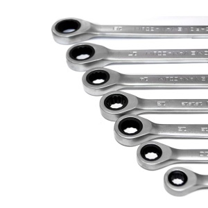Set de 7 chei de piulite combinate fixe WOKIN Cr-V - Img 2