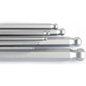Set de 9 chei hexagonale cu brat extra-lung si varf sferic WOKIN Cr-V - Img 2