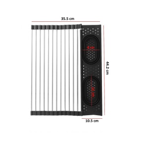 Suport rulant pentru uscare vase (14 tuburi)