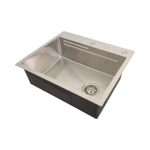 Chiuveta handmade SanDonna HD6050 Crom Satin - Img 5
