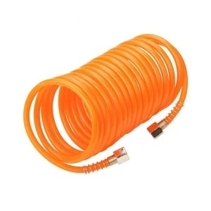 Furtun de aer spiralat Wokin 15m (Cuplaj rapid)